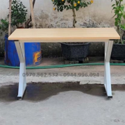 Bàn chân sắt chữ K 1m gỗ MDF chống trầy, tháo lắp tiện lợi