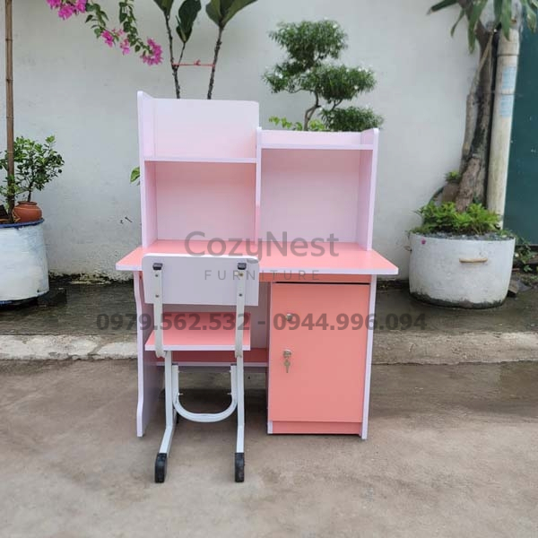 Bàn ghế học sinh nhí , thiết kế đang yêu cho góc học tập của bé