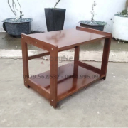 kệ lò vi sóng gỗ 2 tầng nhỏ gọn