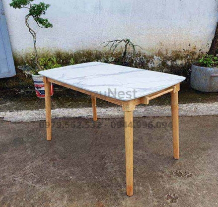 bàn ăn giả đá hiện đại sang trọng