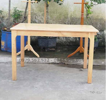 bàn ăn 4–6 người gỗ tự nhiên