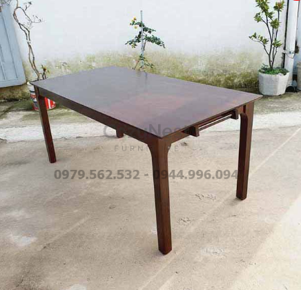 bàn ăn gỗ tự nhiên hiện đại
