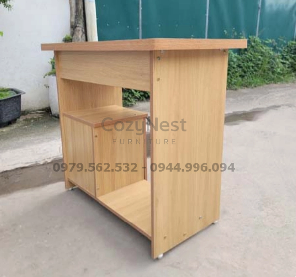 Bàn học 80cm gỗ MDF phủ melamine chống ẩm