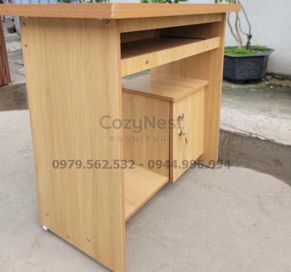 Bàn vi tính tháo lắp gọn cho phòng nhỏ