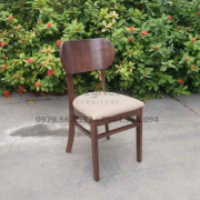 Ghế ăn Butter khung gỗ tự nhiên sang trọng