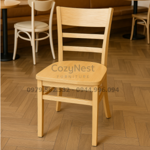 Ghế Monstar mặt gỗ tự nhiên tổng thể