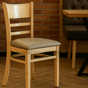 Ghế Monstar nệm màu gỗ tự nhiên hiện đại