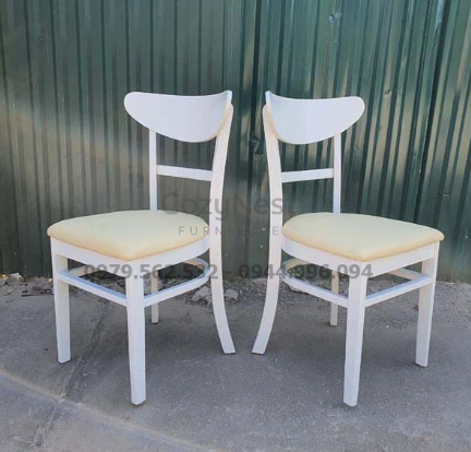 Ghế ăn Panda khung gỗ tự nhiên