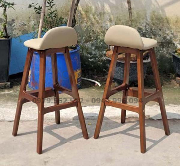 Ghế bar gỗ tự nhiên đẹp hiện đại