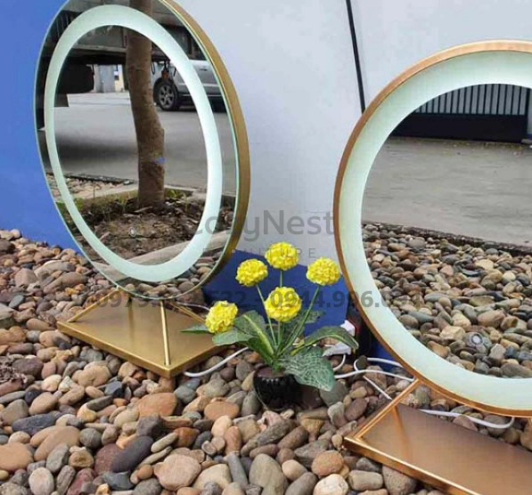 gương trang điểm có đèn led d50