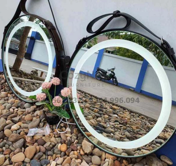 gương trang điểm treo tường có đèn led d60