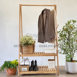 Kệ treo quần áo chữ A 2 tầng 80cm