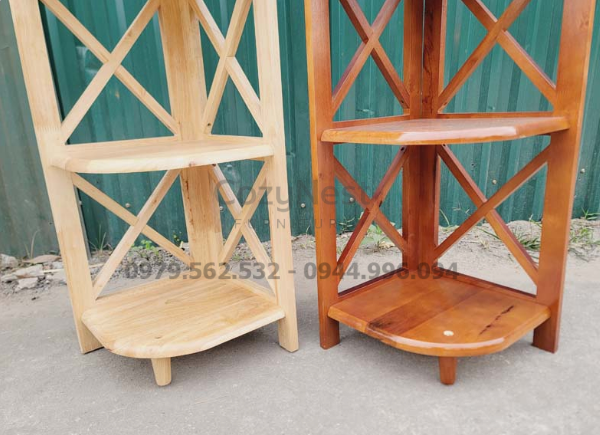 Lệ trang trí góc tường gỗ