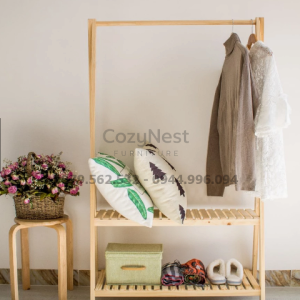 Kệ treo quần áo chữ A 2 tầng 1m