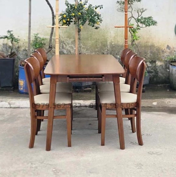 ghế butter nệm màu nâu