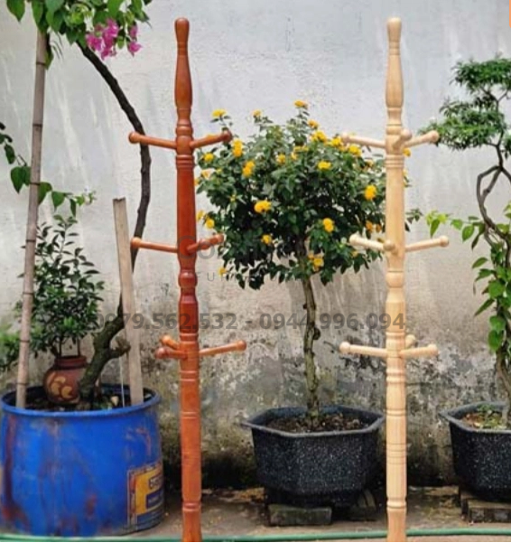 cây treo đồ gỗ tự nhiên