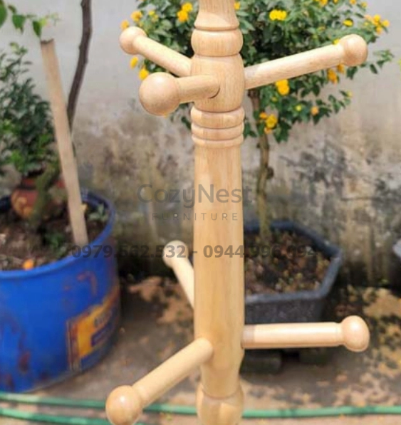móc treo quần áo bằng gỗ