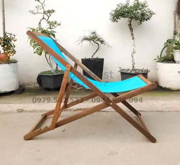 Ghế võng gỗ tự nhiên gấp gọn