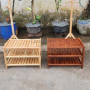 kệ giày dép 3 tầng rộng 62cm gỗ tự nhiên