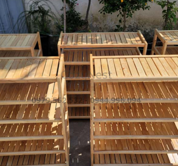 ke-giay-dep-6-tang-rong-80cm-cozynest-3 kệ giày dép tiện dụng nhiều tầng