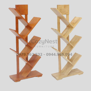 kệ sách hình xương cá 7 tay