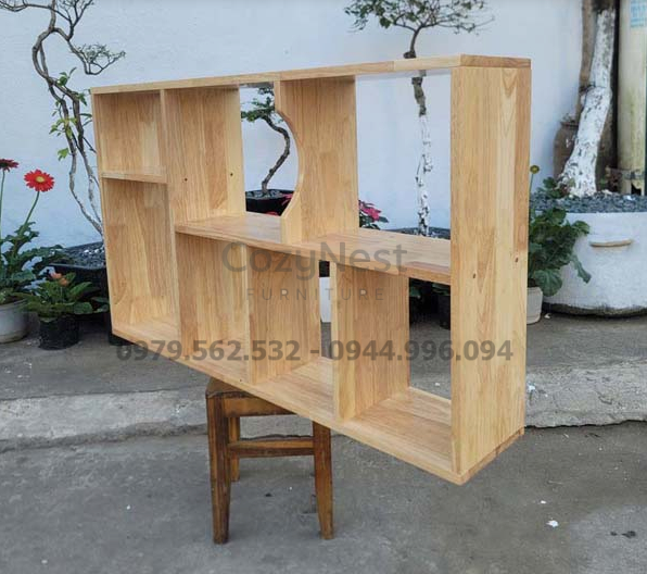 kệ treo tường gỗ tự nhiên