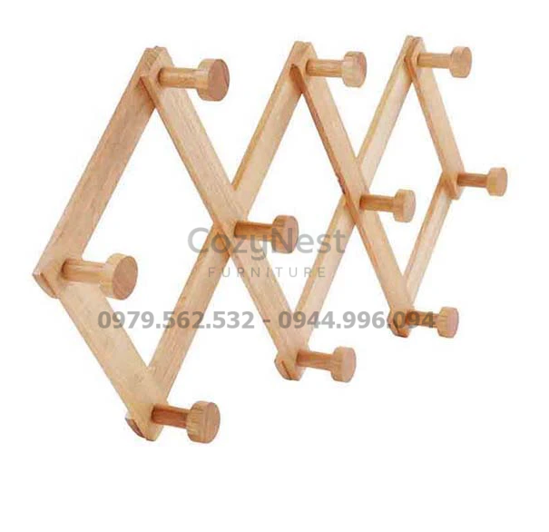 móc treo gỗ tự nhiên